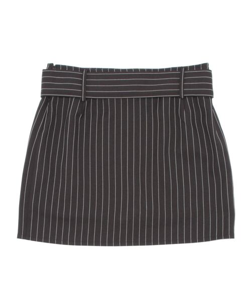 ENVYM（アンビー）の「ローウエストミニＳＫ（スカート・レディース・ブラック/グレー/ストライプ・S/M）」の9枚目の写真