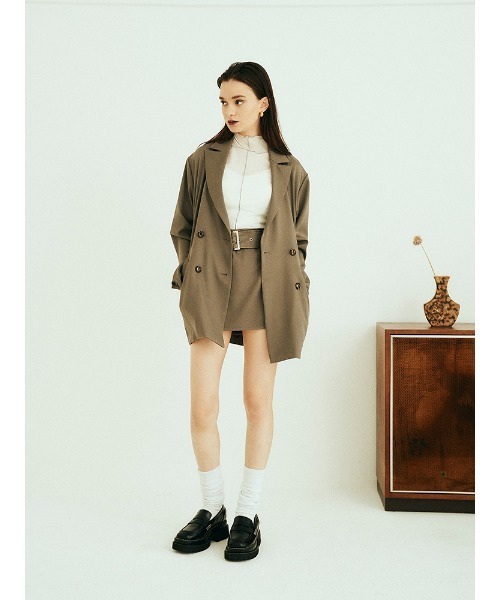 ENVYM（アンビー）の「ローウエストミニＳＫ（スカート・レディース・ブラック/グレー/ストライプ・S/M）」の7枚目の写真