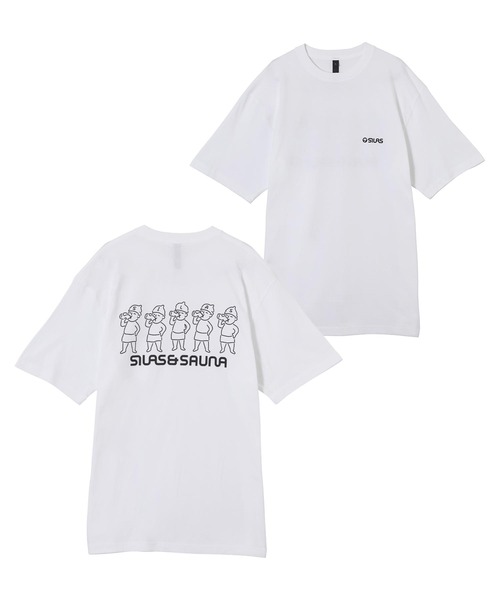 SILAS（サイラス）の「S/S SAUNA PRINT TEE AFTER THE SAUNA　サイラスサウナプリントTシャツアフターサウナ（Tシャツ/カットソー・メンズ・ホワイト/ブラック/ライトブルー・X-LARGE/MEDIUM/LARGE）」の19枚目の写真