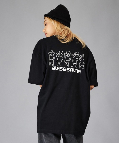 SILAS（サイラス）の「S/S SAUNA PRINT TEE AFTER THE SAUNA　サイラスサウナプリントTシャツアフターサウナ（Tシャツ/カットソー・メンズ・ホワイト/ブラック/ライトブルー・X-LARGE/MEDIUM/LARGE）」の20枚目の写真