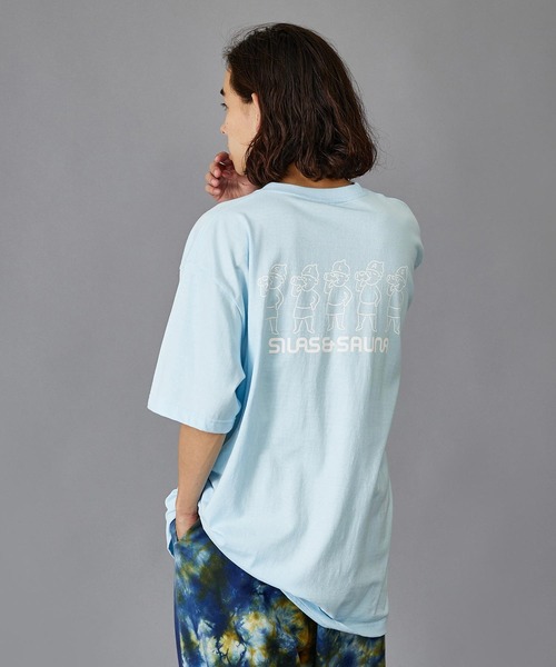 SILAS（サイラス）の「S/S SAUNA PRINT TEE AFTER THE SAUNA　サイラスサウナプリントTシャツアフターサウナ（Tシャツ/カットソー・メンズ・ホワイト/ブラック/ライトブルー・X-LARGE/MEDIUM/LARGE）」の18枚目の写真