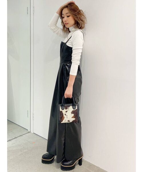 GYDA（ジェイダ）の「タートルネック リブニットトップス（ニット/セーター・レディース・オフホワイト/チャコールグレー/ブラック・FREE）」の16枚目の写真