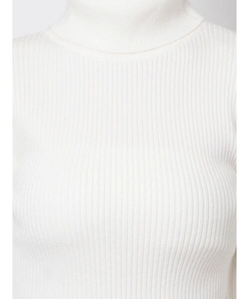 GYDA（ジェイダ）の「タートルネック リブニットトップス（ニット/セーター・レディース・オフホワイト/チャコールグレー/ブラック・FREE）」の20枚目の写真