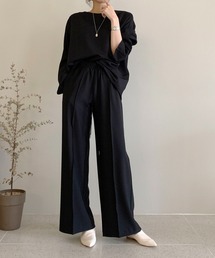 Dita Muaj. | センタープレスワイドパンツ(スラックス)