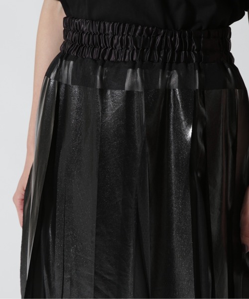 NAKAGAMI(ナカガミ)の「NAKAGAMI(ナカガミ) rubber print skirt/スカート/N03REG0001A(スカート・レディース・ブラック・1)」の10枚目の写真