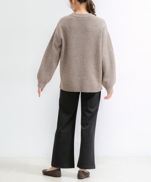Honeys（ハニーズ）の「ストレートパンツ（その他パンツ・レディース・ライトベージュ/イエロー×グリーン/パープル/ピンク/グリーン/ブラック/モカ・SS/LL/L/S/M）」の10枚目の写真