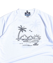 Satellite（サテライト）の「【限定価格】【SATELLITE(サテライト)】綺麗なワイドシルエットBEACH CRUISER TEE / SURF 2（Tシャツ/カットソー）」