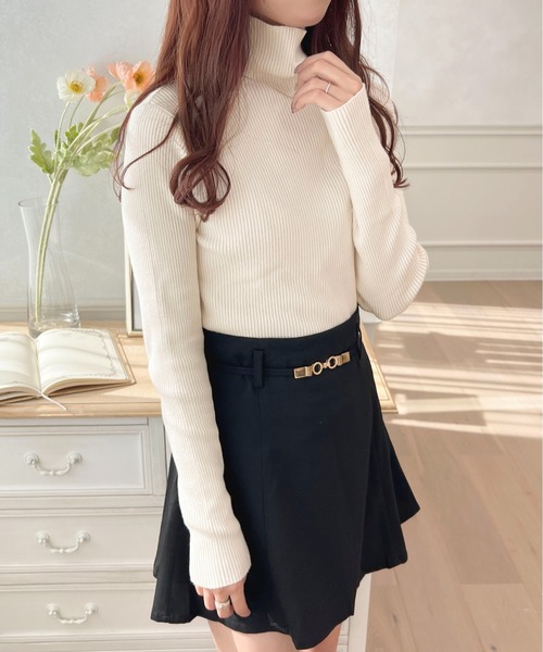 apres jour（アプレジュール）の「リブニットインナー【ZOZOTOWN限定アイテム】（ニット/セーター・レディース・ブラック/ピンクベージュ/アイボリー/モカ/ネイビー・X-LARGE/フリー）」の13枚目の写真