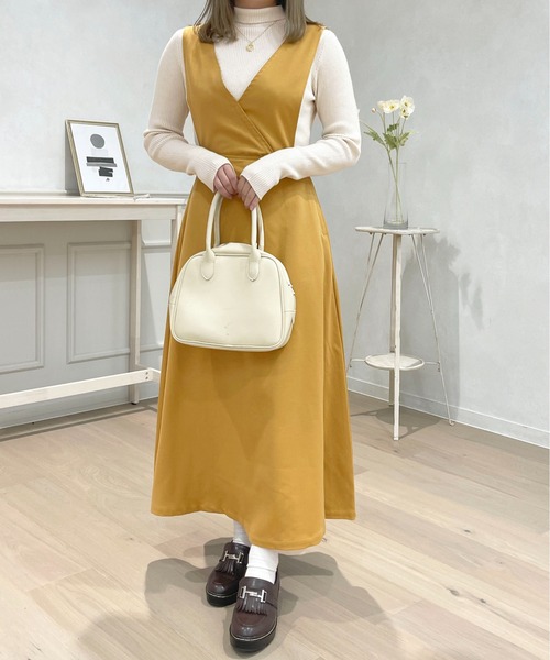 apres jour（アプレジュール）の「リブニットインナー【ZOZOTOWN限定アイテム】（ニット/セーター・レディース・ブラック/ピンクベージュ/アイボリー/モカ/ネイビー・X-LARGE/フリー）」の19枚目の写真