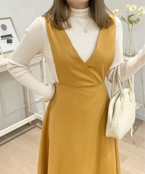 apres jour（アプレジュール）の「リブニットインナー【ZOZOTOWN限定アイテム】（ニット/セーター・レディース・ブラック/ピンクベージュ/アイボリー/モカ/ネイビー・X-LARGE/フリー）」の18枚目の写真