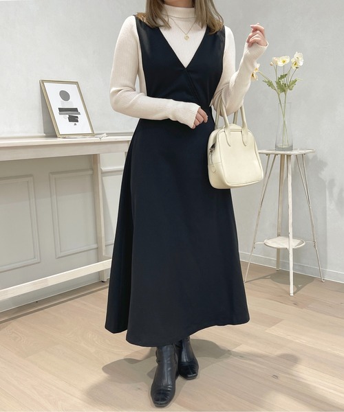 apres jour（アプレジュール）の「リブニットインナー【ZOZOTOWN限定アイテム】（ニット/セーター・レディース・ブラック/ピンクベージュ/アイボリー/モカ/ネイビー・X-LARGE/フリー）」の21枚目の写真