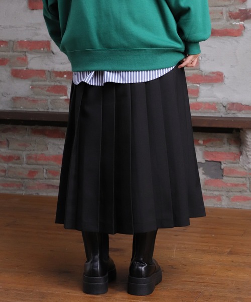 Honeys(ハニーズ)の「ロングプリーツスカート(スカート・レディース・レッド系その他/グリーン/ネイビー系/ブラック・L/M/S)」の11枚目の写真