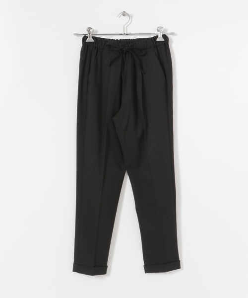 ITEMS URBANRESEARCH(アイテムズ アーバンリサーチ)の「『UR TECH』テーパードイージーパンツ(その他パンツ・レディース・ブラック/ネイビー/ベージュ/グリーン・SMALL/MEDIUM)」の2枚目の写真