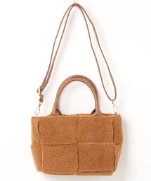 COOCO | 【COOCO】ポーチ付きエコボアメッシュ２WAYトートバッグ(826422)(トートバッグ)