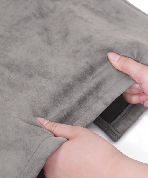 Pierrot（ピエロ）の「カットスエードラップスカート（スカート・レディース・アイボリー/ライトグレー/ブラウン系その他/グリーン系その他/モカ/ベージュ/アッシュ/パープル系その他/グレー・M/L）」の17枚目の写真