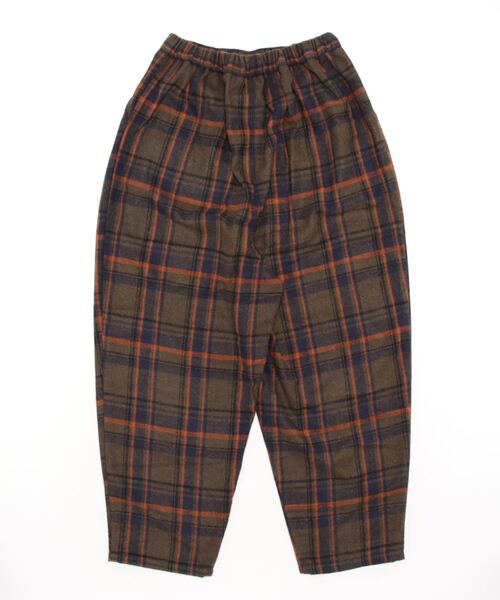 チチカカ（チチカカ）の「ワイドタックチェックパンツ（その他パンツ・レディース・ネイビー/ベージュ/カーキ・FREE）」の21枚目の写真