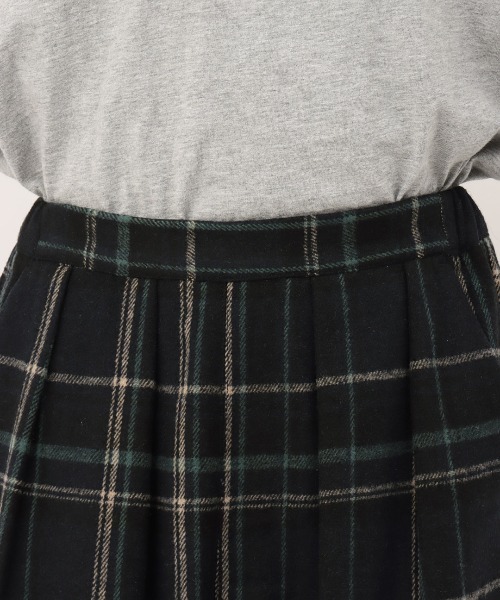 チチカカ（チチカカ）の「ワイドタックチェックパンツ（その他パンツ・レディース・ネイビー/ベージュ/カーキ・FREE）」の16枚目の写真
