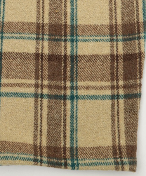 チチカカ（チチカカ）の「ワイドタックチェックパンツ（その他パンツ・レディース・ネイビー/ベージュ/カーキ・FREE）」の20枚目の写真