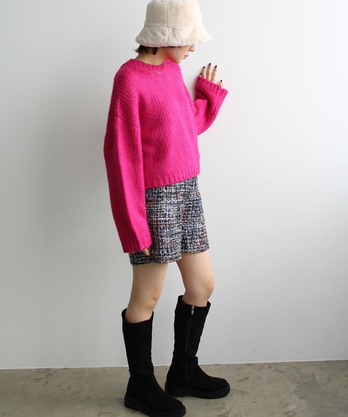 GeeRA（ジーラ）の「ツイードショートパンツ（その他パンツ・レディース・マルチ/ブラック・MEDIUM）」の15枚目の写真