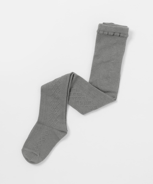 URBAN RESEARCH DOORS(アーバンリサーチドアーズ)の「パターンメッシュタイツ(KIDS)(タイツ/ストッキング・キッズ・グレー/オフホワイト・105/120/135)」の2枚目の写真