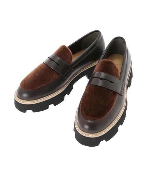 Te chichi TERRASSE（テチチテラス）の「ボリュームソールローファー（ローファー・レディース・ブラウン/ブラック/オフホワイト・MEDIUM/LARGE）」の21枚目の写真