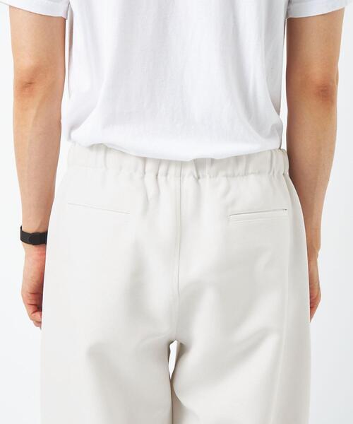 green label relaxing（グリーンレーベルリラクシング）の「エアロギャバ ワイド イージー パンツ -防シワ-（その他パンツ・メンズ・ダークグリーン/ホワイト/ナチュラル・L/S/M）」の12枚目の写真