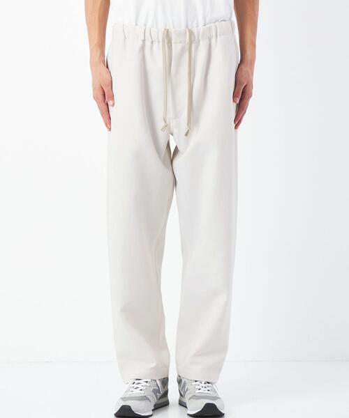 green label relaxing（グリーンレーベルリラクシング）の「エアロギャバ ワイド イージー パンツ -防シワ-（その他パンツ・メンズ・ダークグリーン/ホワイト/ナチュラル・L/S/M）」の17枚目の写真