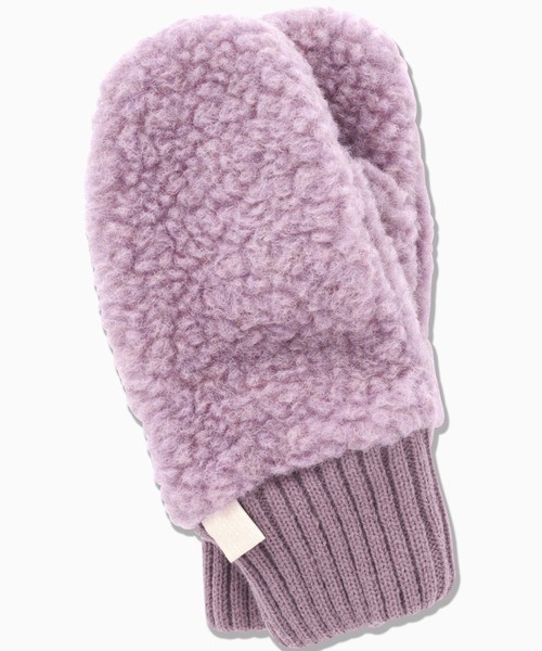 ROSE BUD（ローズバッド）の「(COLD BRAKER)ミトン（手袋・レディース・イエロー/グレー/パープル・FREE）」の3枚目の写真