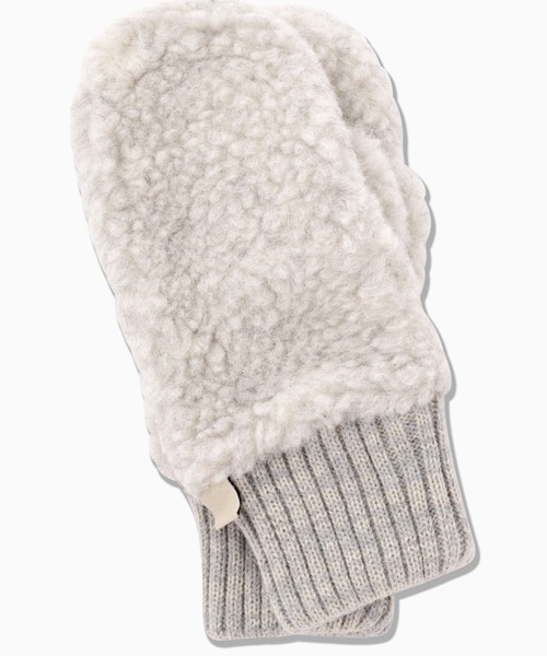 ROSE BUD（ローズバッド）の「(COLD BRAKER)ミトン（手袋・レディース・イエロー/グレー/パープル・FREE）」の2枚目の写真