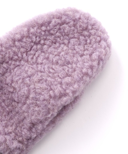 ROSE BUD（ローズバッド）の「(COLD BRAKER)ミトン（手袋・レディース・イエロー/グレー/パープル・FREE）」の5枚目の写真