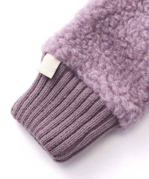 ROSE BUD（ローズバッド）の「(COLD BRAKER)ミトン（手袋・レディース・イエロー/グレー/パープル・FREE）」の10枚目の写真