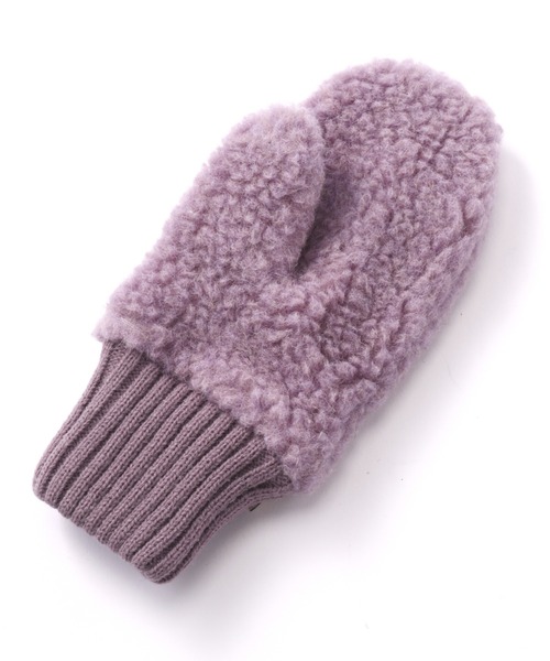 ROSE BUD（ローズバッド）の「(COLD BRAKER)ミトン（手袋・レディース・イエロー/グレー/パープル・FREE）」の9枚目の写真