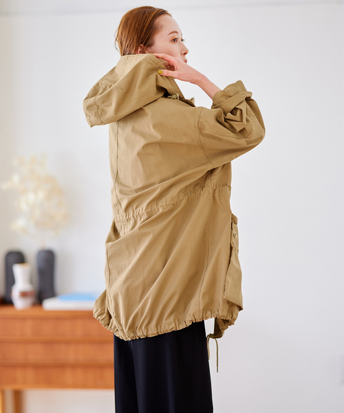 ARMY TWILL アーミーツイル フードブルゾン hooded coat
