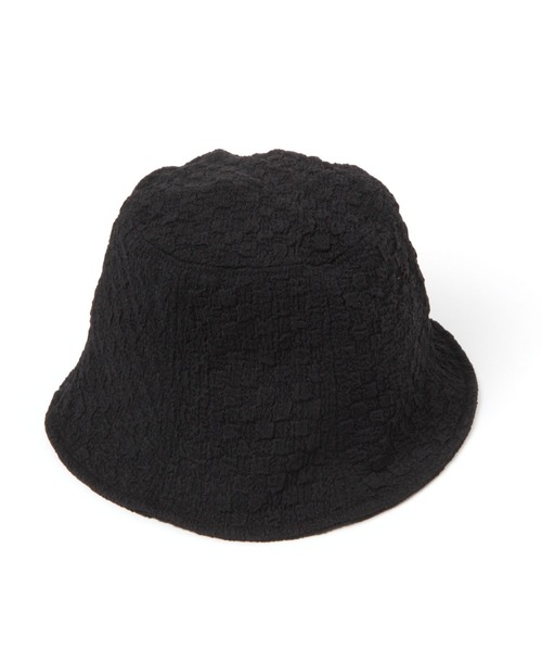 niko and...（ニコアンド）の「オリジナルポコポコバケットハット（ハット・レディース・ブラック/オフホワイト・FREE）」の5枚目の写真