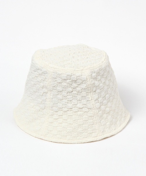 niko and...（ニコアンド）の「オリジナルポコポコバケットハット（ハット・レディース・ブラック/オフホワイト・FREE）」の12枚目の写真