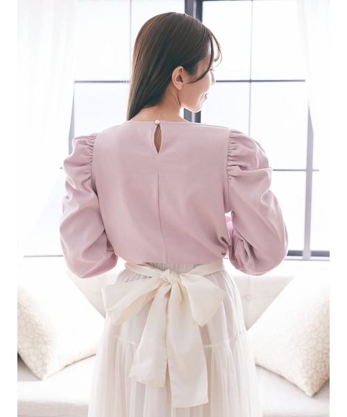 Areeam(アリーム)の「モチーフリブプルオーバー(Tシャツ/カットソー・レディース・イエロー/ピンク/オフホワイト・FREE)」の15枚目の写真
