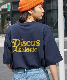 DISCUS ATHLETIC/ディスカス アスレチック ヴィンテージライクロゴ オーバーサイズ半袖Tシャツ
