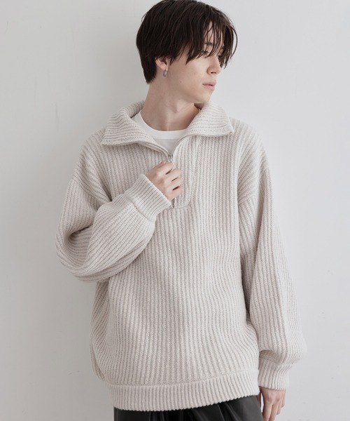 JUNRED(ジュンレッド)の「長袖ニット(ニット/セーター・メンズ・グリーン・M)」の2枚目の写真