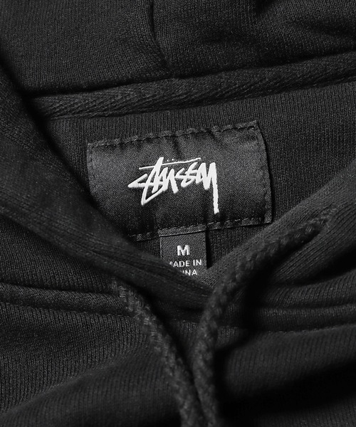 STUSSY（ステューシー）の「STUSSY/ステューシー Slant Fleece Hoodie (Wmns) フーディー（パーカー・レディース・ブラック・S/L/XS/M）」の4枚目の写真
