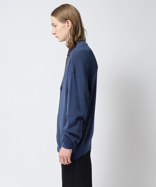 tk.TAKEO KIKUCHI（ティーケータケオキクチ）の「◆カラーニットカーディガン（カーディガン/ボレロ・メンズ・ブルー/ベビーピンク/チャコールグレー/ブラック/マスタード・03/01/02）」の12枚目の写真