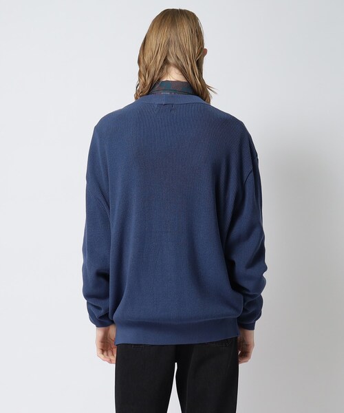 tk.TAKEO KIKUCHI（ティーケータケオキクチ）の「◆カラーニットカーディガン（カーディガン/ボレロ・メンズ・ブルー/ベビーピンク/チャコールグレー/ブラック/マスタード・03/01/02）」の13枚目の写真