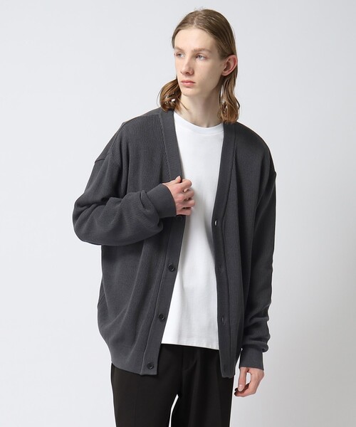 tk.TAKEO KIKUCHI（ティーケータケオキクチ）の「◆カラーニットカーディガン（カーディガン/ボレロ・メンズ・ブルー/ベビーピンク/チャコールグレー/ブラック/マスタード・03/01/02）」の17枚目の写真