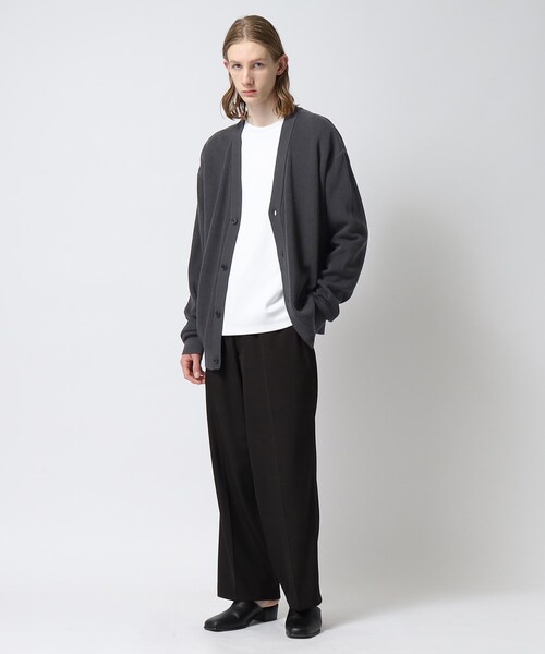 tk.TAKEO KIKUCHI（ティーケータケオキクチ）の「◆カラーニットカーディガン（カーディガン/ボレロ・メンズ・ブルー/ベビーピンク/チャコールグレー/ブラック/マスタード・03/01/02）」の18枚目の写真