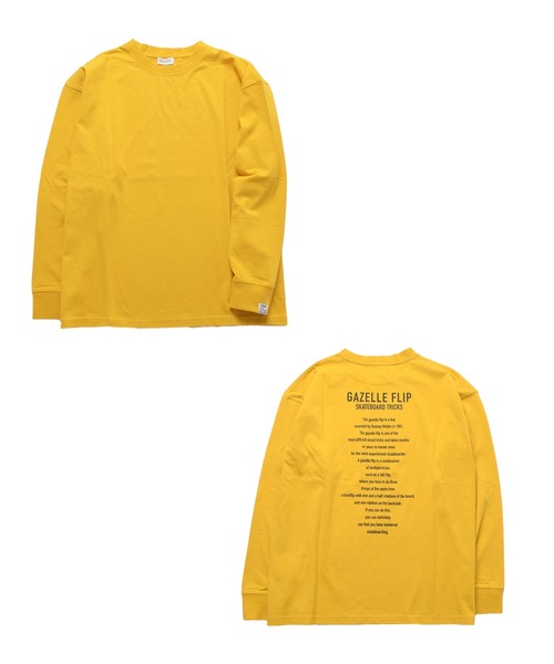 GLAZOS（グラソス）の「バックプリント長袖Tシャツ（Tシャツ/カットソー・キッズ・ホワイト/グリーン/ブラック/マスタード・160cm/170cm/150cm/140cm）」の5枚目の写真