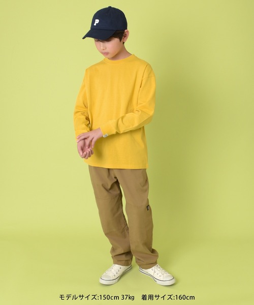 GLAZOS（グラソス）の「バックプリント長袖Tシャツ（Tシャツ/カットソー・キッズ・ホワイト/グリーン/ブラック/マスタード・160cm/170cm/150cm/140cm）」の7枚目の写真