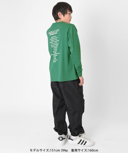 GLAZOS（グラソス）の「バックプリント長袖Tシャツ（Tシャツ/カットソー・キッズ・ホワイト/グリーン/ブラック/マスタード・160cm/170cm/150cm/140cm）」の17枚目の写真