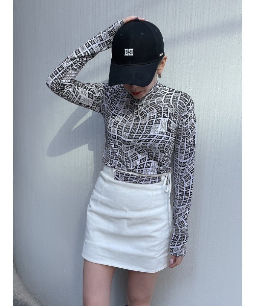 ENVYM(アンビー)の「ウエスタンライクSK(スカート・レディース・ブラック/ベージュ/ホワイト・SMALL/MEDIUM)」の15枚目の写真