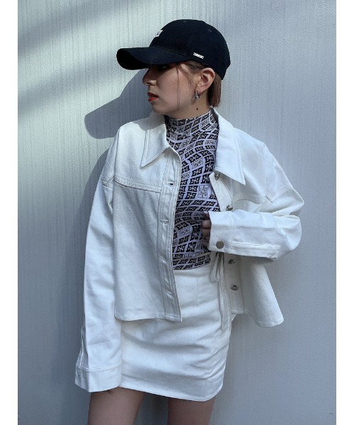 ENVYM(アンビー)の「ウエスタンライクSK(スカート・レディース・ブラック/ベージュ/ホワイト・SMALL/MEDIUM)」の16枚目の写真