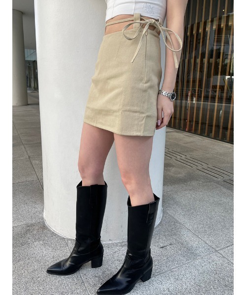 ENVYM(アンビー)の「ウエスタンライクSK(スカート・レディース・ブラック/ベージュ/ホワイト・SMALL/MEDIUM)」の19枚目の写真
