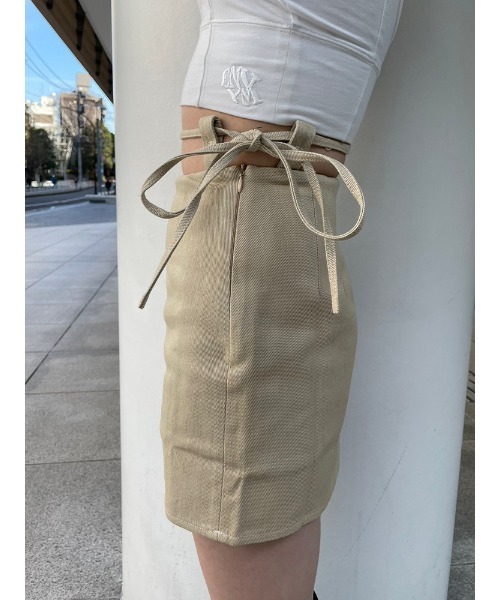 ENVYM(アンビー)の「ウエスタンライクSK(スカート・レディース・ブラック/ベージュ/ホワイト・SMALL/MEDIUM)」の22枚目の写真